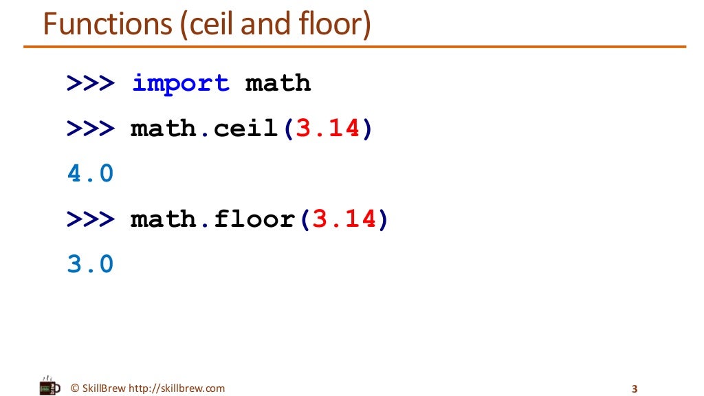 Python Programming Essentials M24 Math Module