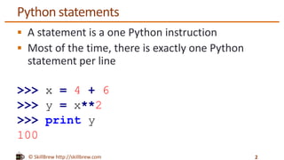 Python Programming Essentials - M6 - Code Blocks and Indentation | PPT