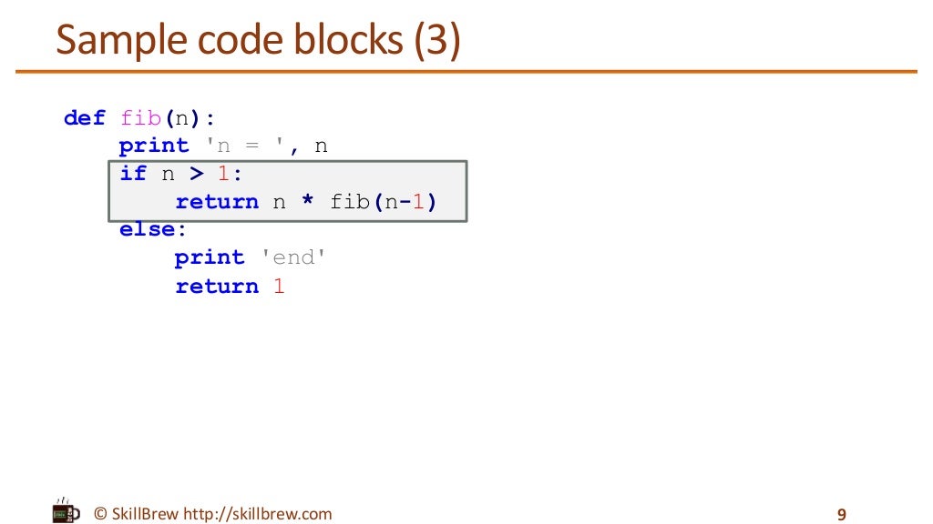 code blocks python code blocks python