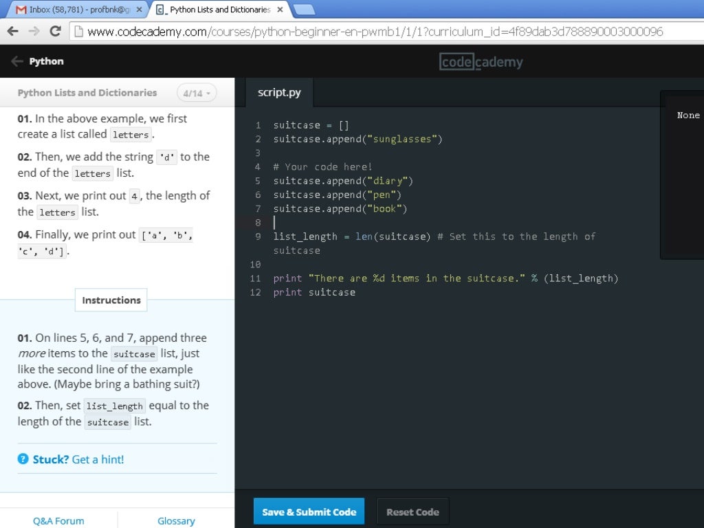 Python programming lab 10