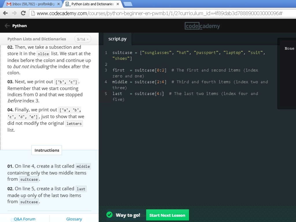 Python programming lab 10