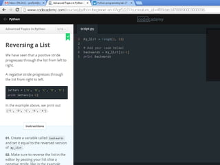 Python programming lab 18 | PPT