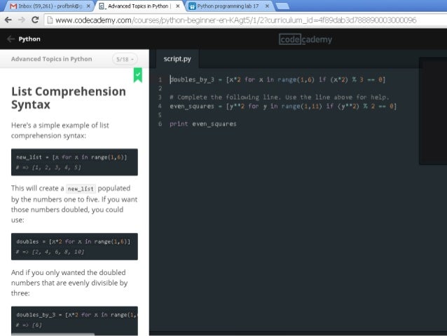 Python programming lab 18