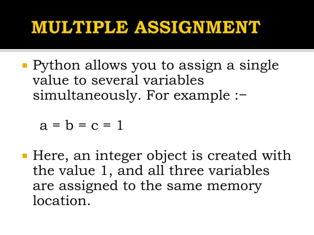Python programming lanuguage | PPT