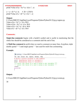 Python Programmimg language in Gurugram | PDF