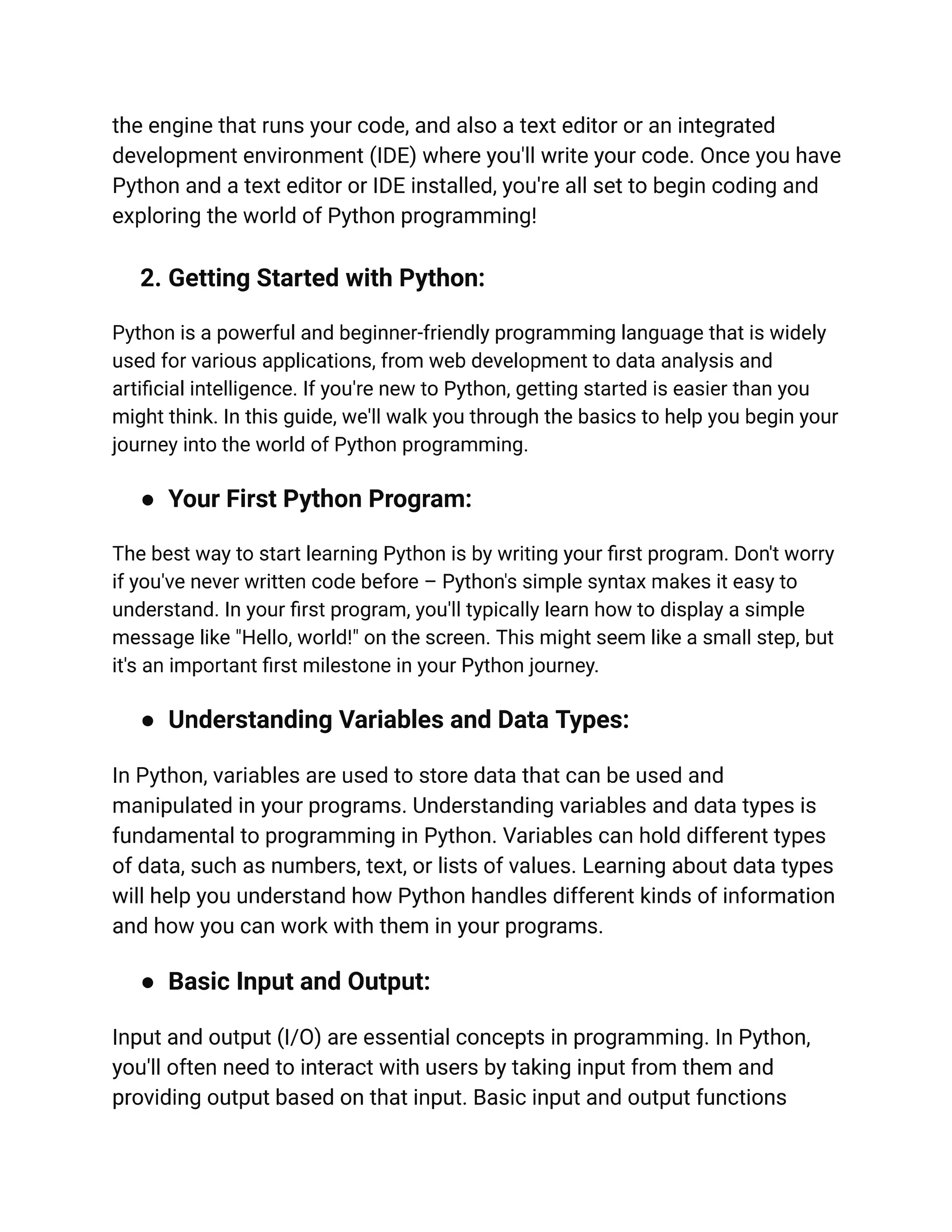 Python Programming for Kids: A Beginning Guide for Coding Students. | PDF
