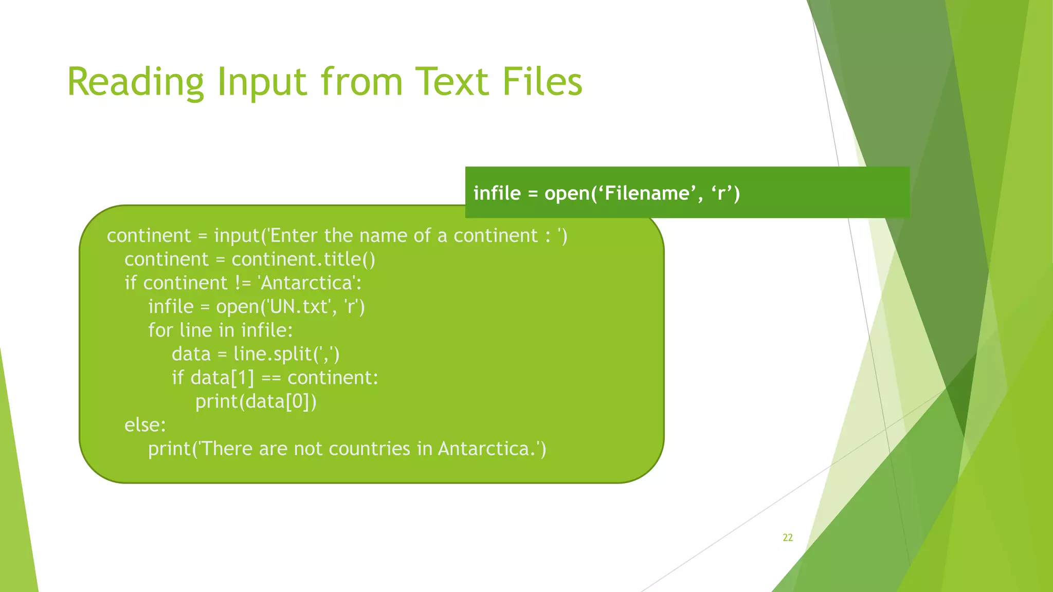 Python programming workshop | PPT
