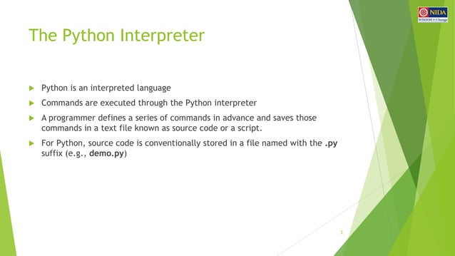 Python programming workshop | PPT