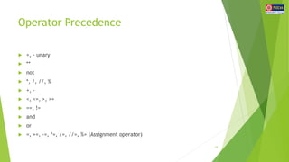 Python programming workshop | PPT