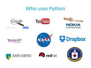Python programming workshop session 1 | PPT