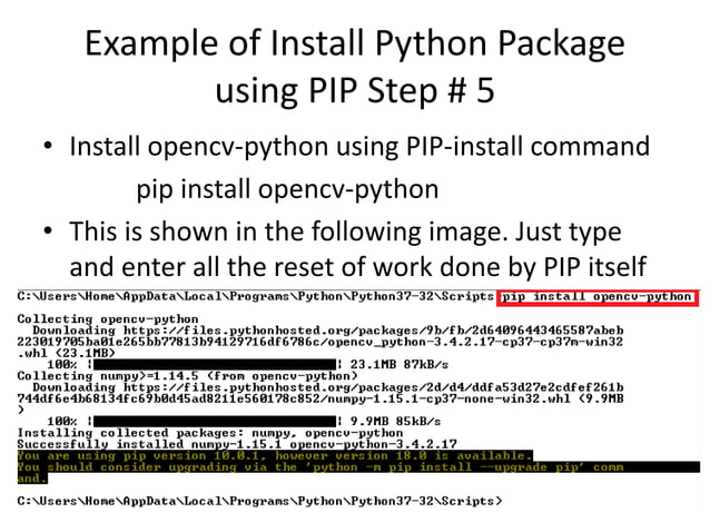 Python programming workshop session 4 | PPT