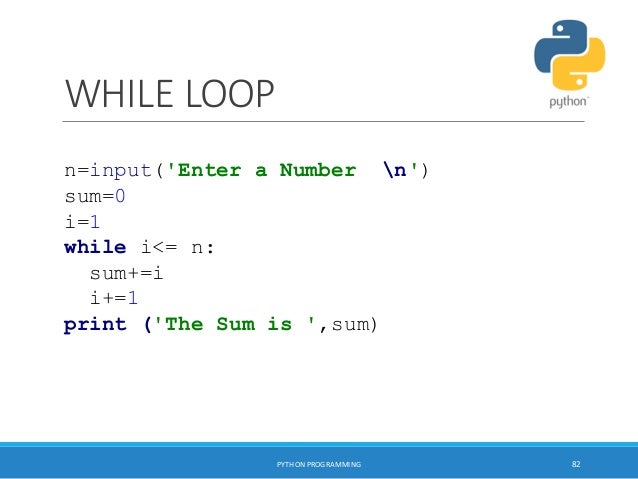 Python programming Workshop SITTTR - Kalamassery