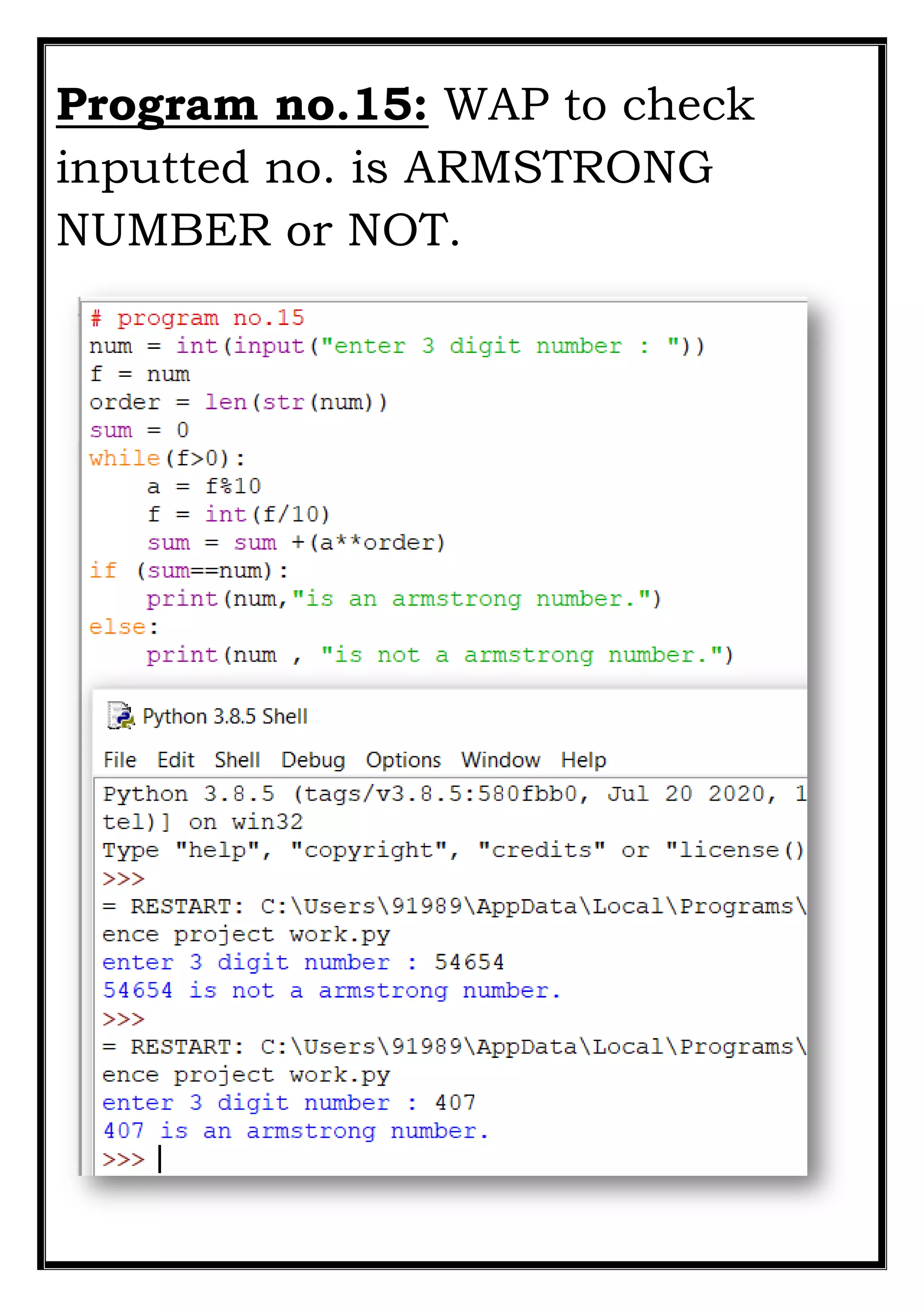 PYTHON PROGRAMS | PDF