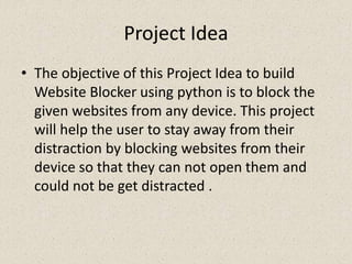 python project ppt.pptx | Internet | Computing