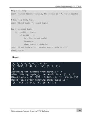 Python Programming Laboratory Manual for Students | PDF
