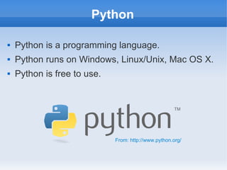 Tutorial: Python, PuLP and GLPK | PPT