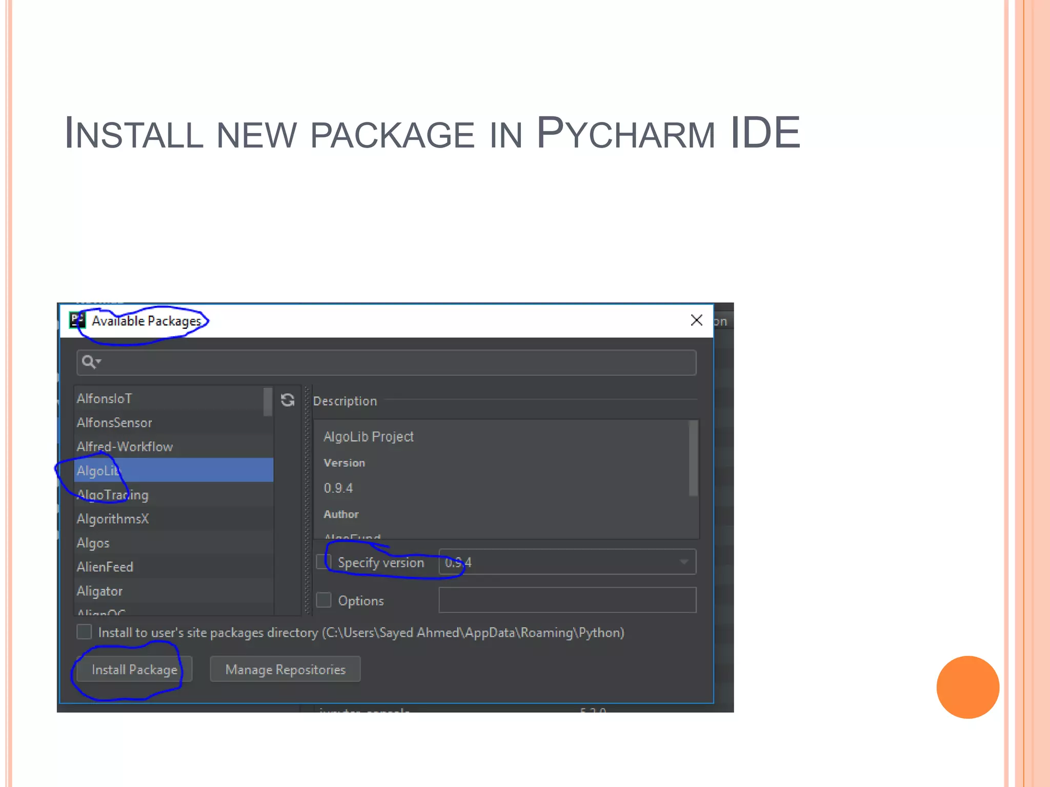 Python py charm anaconda jupyter installation and basic commands | PPT