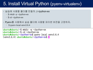 Python pyenv virtualenv | PDF