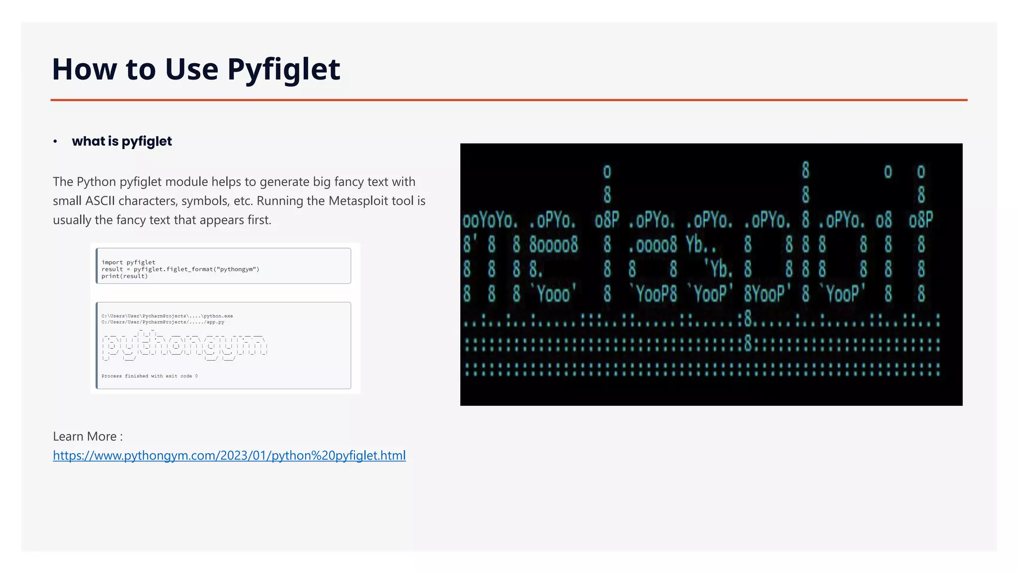 Python pyfiglet module1.pdf