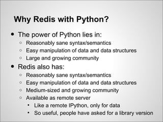 Python redis talk | PPT