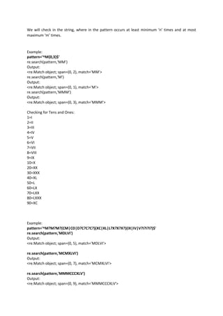 Python (regular expression) | PDF