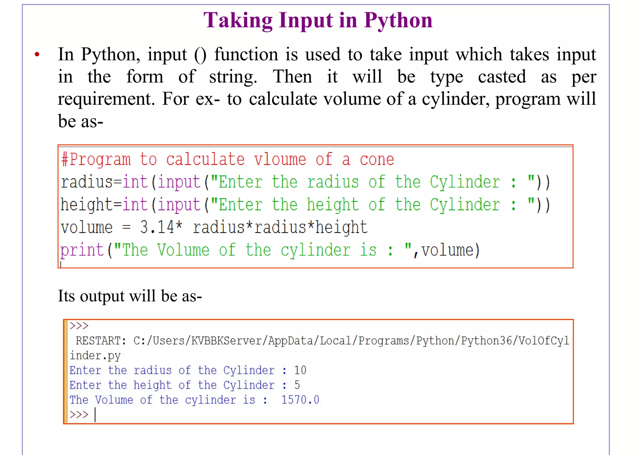 Python revision tour i | PPT