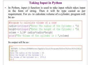 Python revision tour i | PDF