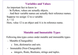 Python revision tour i | PDF