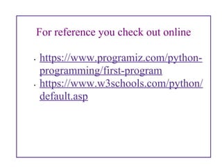 Python revision tour II | PPT