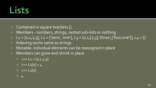 Python Scipy Numpy | PPTX