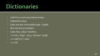Python Scipy Numpy | PPTX