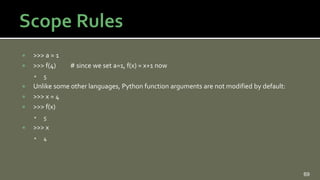 Python Scipy Numpy | PPTX
