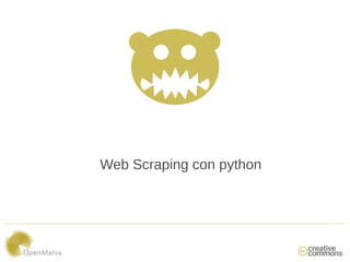 Web Scraping con python
 