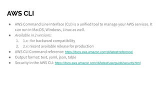 Cli Output Python3 (boto3) for aws | PDF