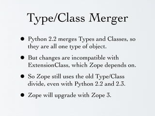 Python's dynamic nature (rough slides, November 2004) | PPT