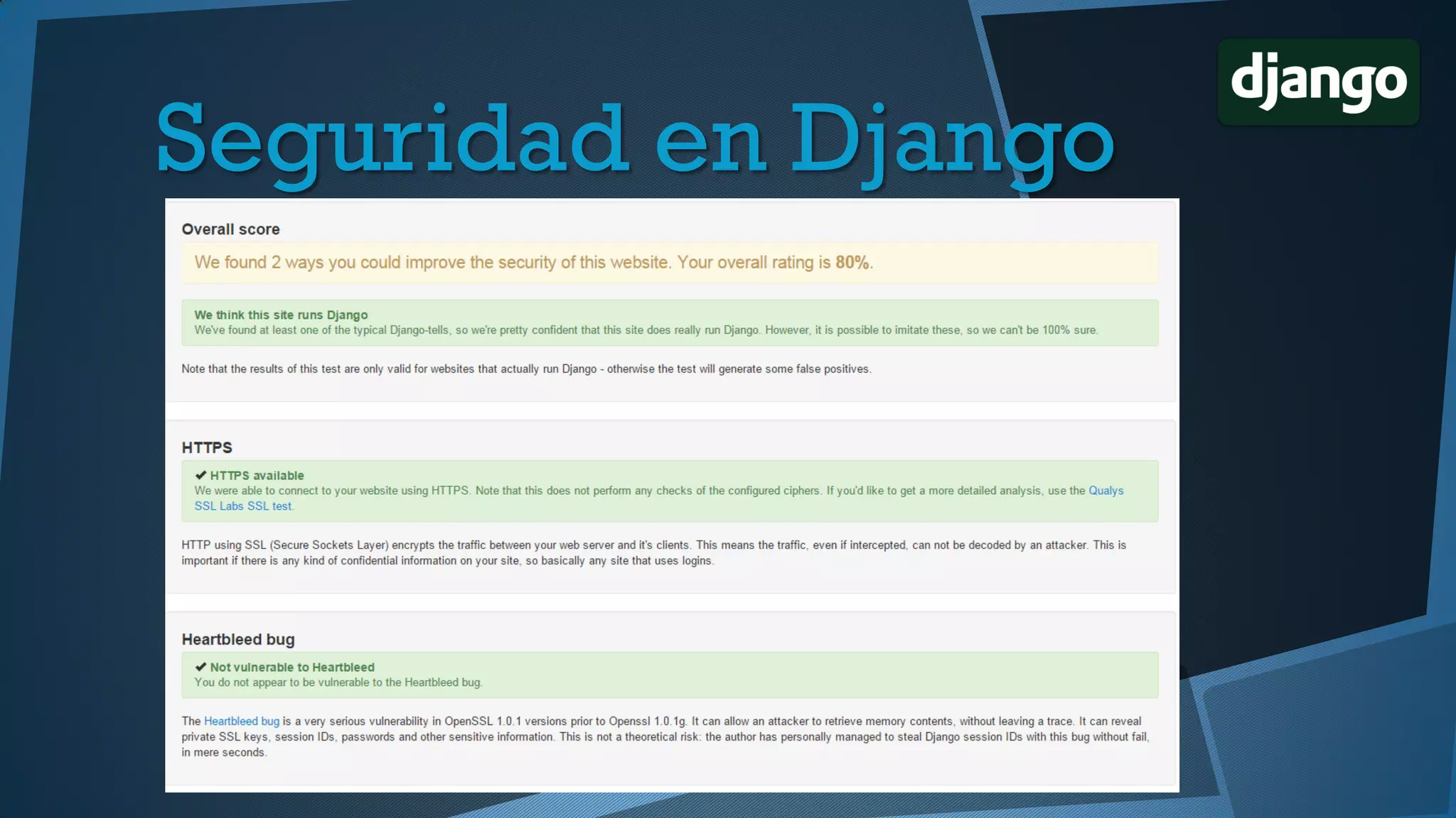 Seguridad en Django
 
