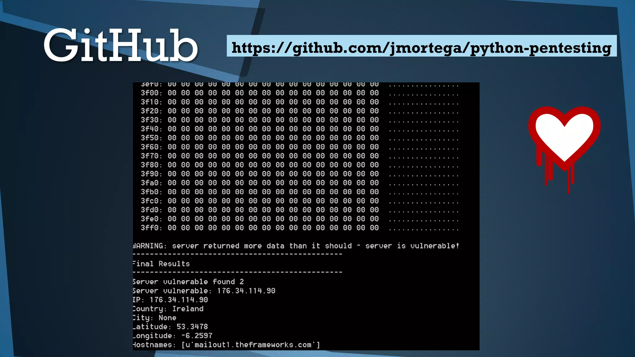 GitHub https://github.com/jmortega/python-pentesting
 