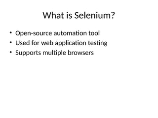 Python automation testing with Selenium.pptx
