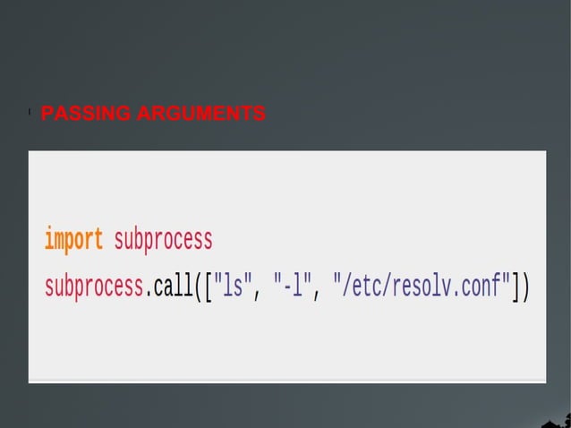 Python session 4 subprocess- by Gopal.A (Python developer) | PPT