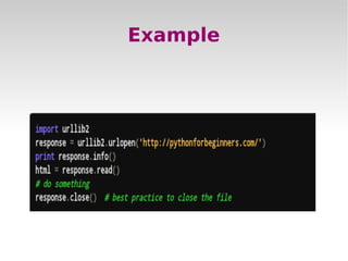 Python session 6 | PPT