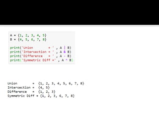 Python set | PDF
