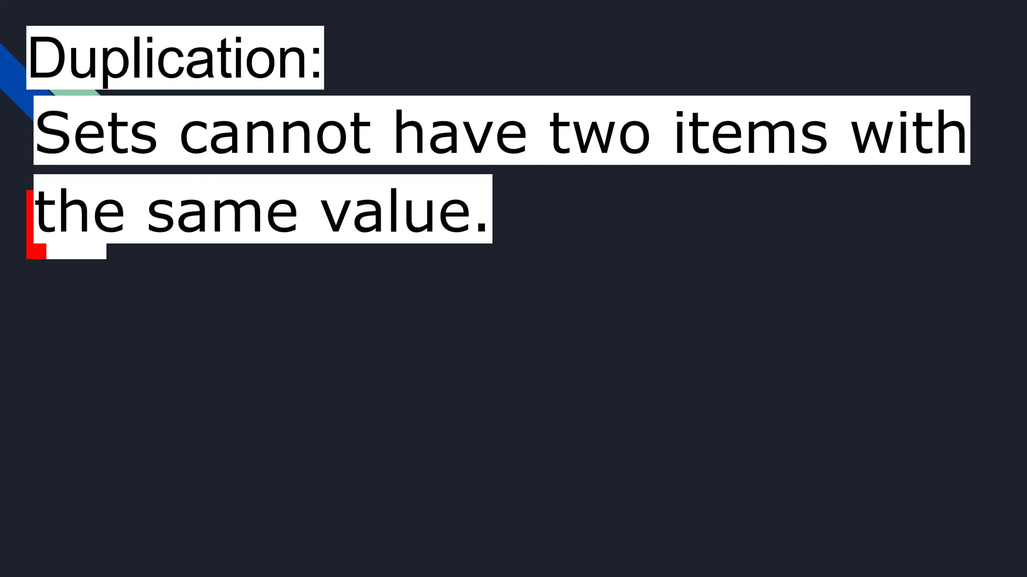 Python sets an introduction to python sets | PPT