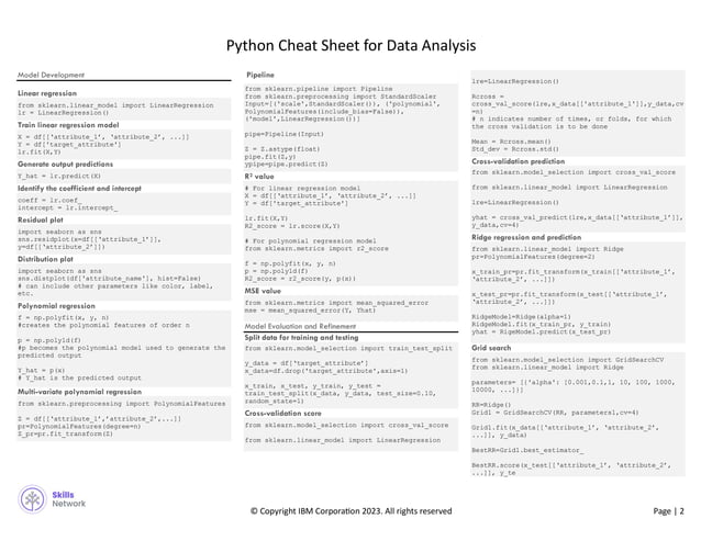 python sheat sheet for Data analysis.pdf