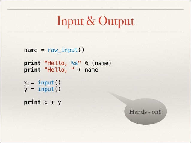 Python slide