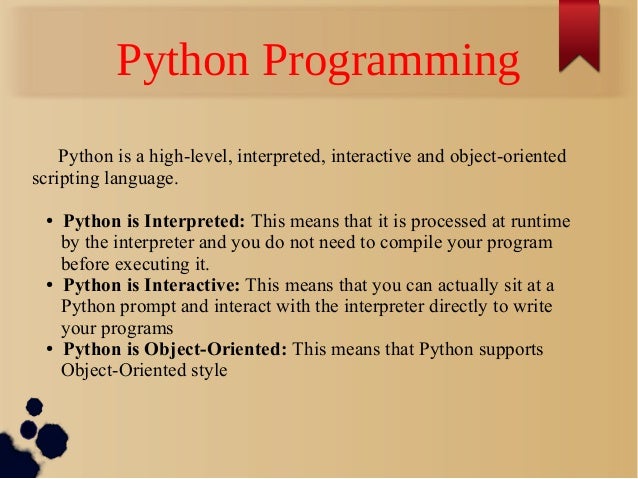 Python slide.1