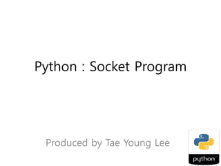 Python socket programming | PPT
