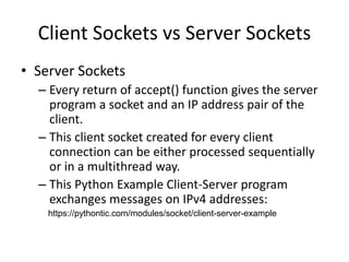 Python Sockets | PPTX