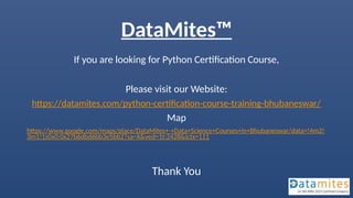 Python Courses in Bhubaneswar-(16-02-2026) | PPTX