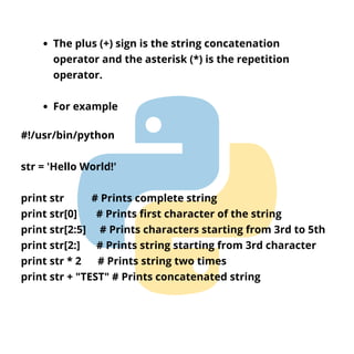 Python standard data types | PDF