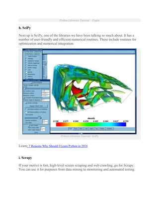 Python standard library & list of important libraries | PDF